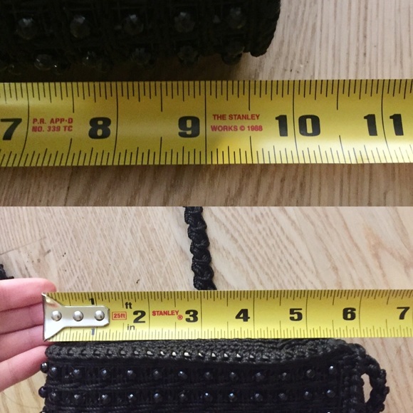 🌷sold🌷Handmade • Beaded Crossbody Purse - Picture 6 of 7